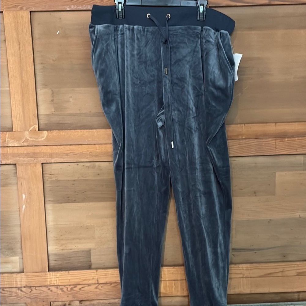 White Mark Gray Track Pants Relaxed Fit Joggers